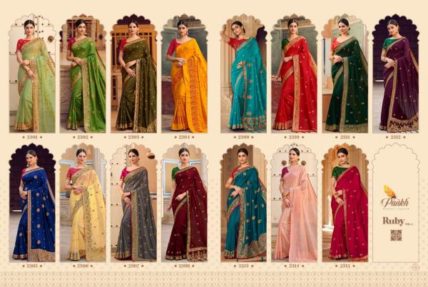 Pankh Ruby Vol 1 Fancy Designer Wedding Saree Collection